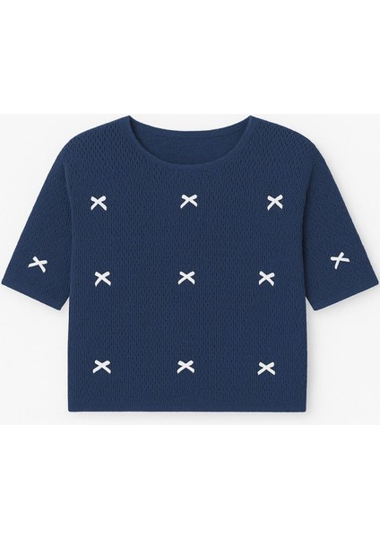 Fiyonklu Ajurlu Oversize Kazak modelleri