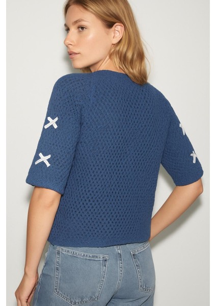 Fiyonklu Ajurlu Oversize Kazak fırsatları