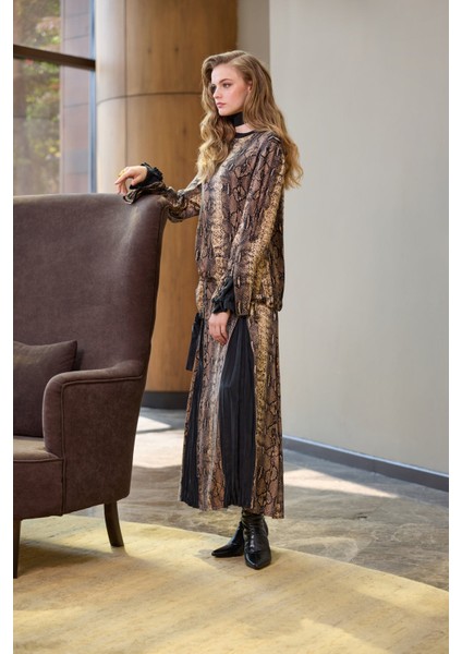 Desenli Etek Takım modelleri