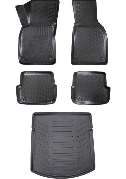 Opel Combo 2011-2017 Araca Özel Havuzlu Paspas ve Bagaj Havuzu