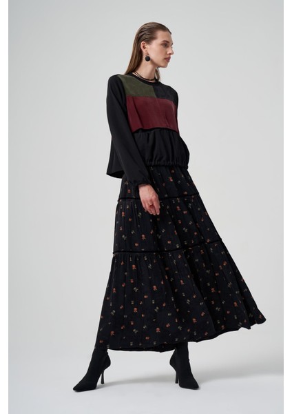 Patchwork Cupro Etekli Takım fırsatları