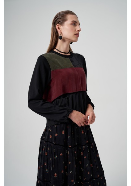 Patchwork Cupro Etekli Takım