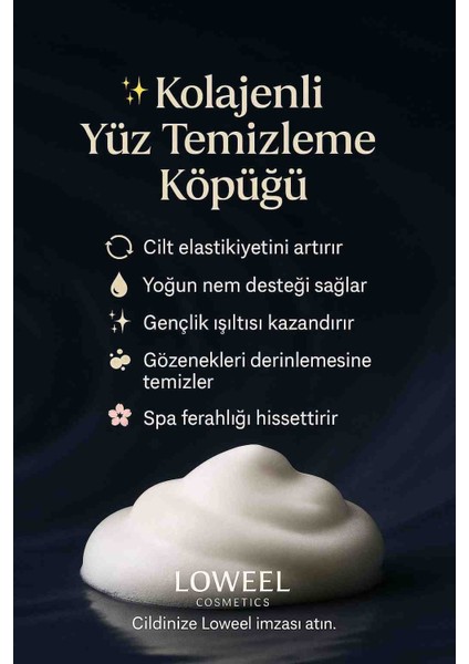 Kolajen Özlü Yüz Temizleme Köpüğü 150 ml – Fırçalı Facial Cleansing Foam fırsatları
