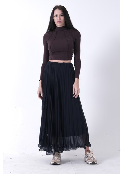 Lacivert Astarlı Piliseli Etek 4594046.02 modelleri