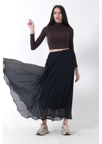 Lacivert Astarlı Piliseli Etek 4594046.02 fırsatları