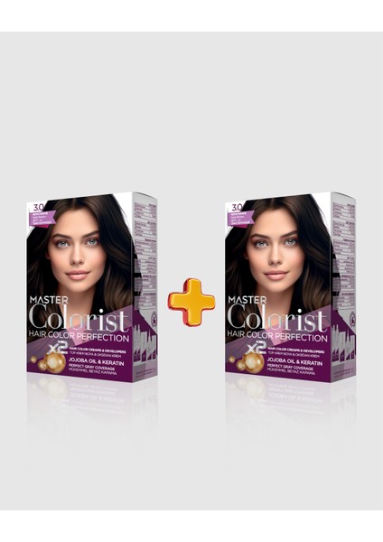 2'li Set Boya 3.0 Koyu Kahve