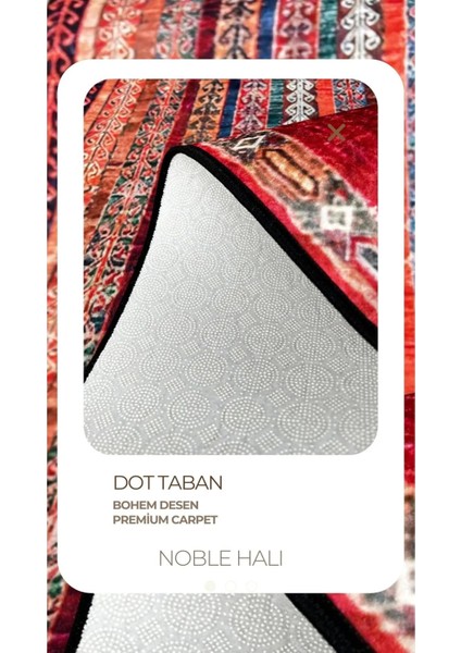 Bohem Mavi Halı - Dijital Yıkanabilir Kaymaz Taban Leke Tutmaz Salon Halısı Mutfak Halısı ve Yolluk modelleri