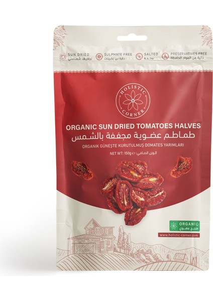Organik Güneşte Kurutulmuş Domates Yarımları | 150G fiyatları