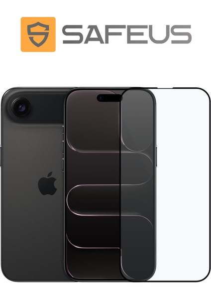 iPhone 17 Air 9h+ Tam Kaplayan Parmak Izi Bırakmayan Safir Ekran Koruyucu Cam