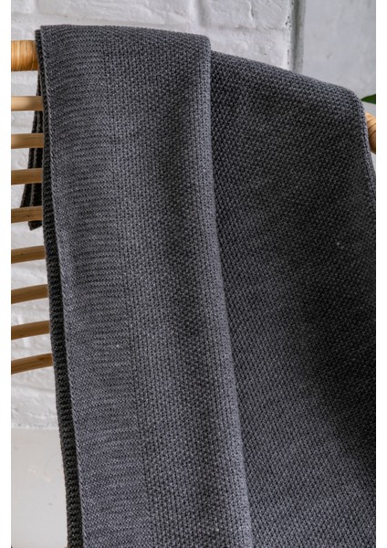 Petek Desenli Triko Tv Battaniyesi, Triko Koltuk Aksesuarı Tv Pataniyesi, Yumuşak Dokulu Filim Keyfi