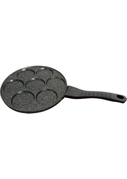 Emoji Desenli 7 Gözlü Yapışmaz Pankek Tavası – 27 cm modelleri