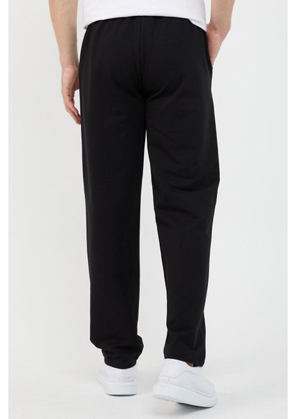 Erkek Siyah Düz Paça Eşofman Altı – Rahat Kalıp Günlük & Spor Kullanım Şık & Rahat Görünüm modelleri