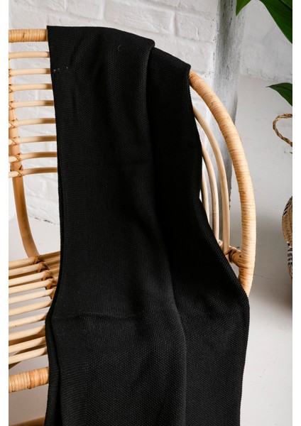 Petek Desenli Triko Tv Battaniyesi, Triko Koltuk Aksesuarı Tv Pataniyesi, Yumuşak Dokulu Filim Keyfi