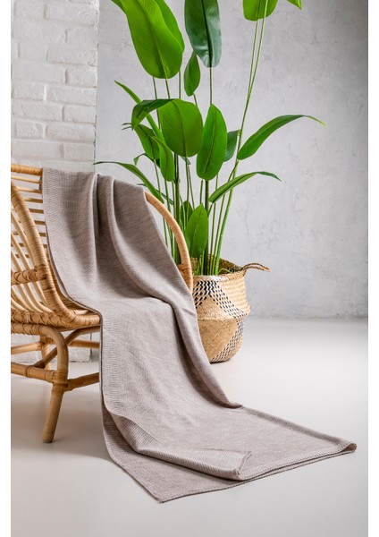 Petek Desenli Triko Tv Battaniyesi, Triko Koltuk Aksesuarı Tv Pataniyesi, Yumuşak Dokulu Filim Keyfi