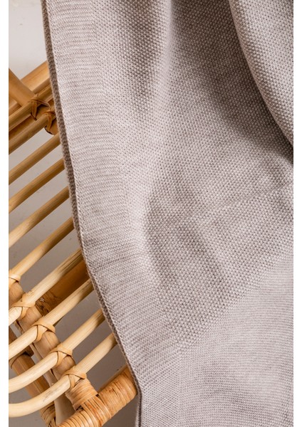 Petek Desenli Triko Tv Battaniyesi, Triko Koltuk Aksesuarı Tv Pataniyesi, Yumuşak Dokulu Filim Keyfi