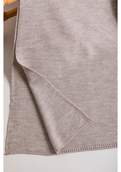 Petek Desenli Triko Tv Battaniyesi, Triko Koltuk Aksesuarı Tv Pataniyesi, Yumuşak Dokulu Filim Keyfi