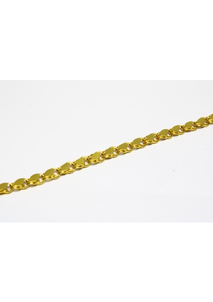 14 Ayar Pullu Zincir Modeli Bileklik Künye modelleri