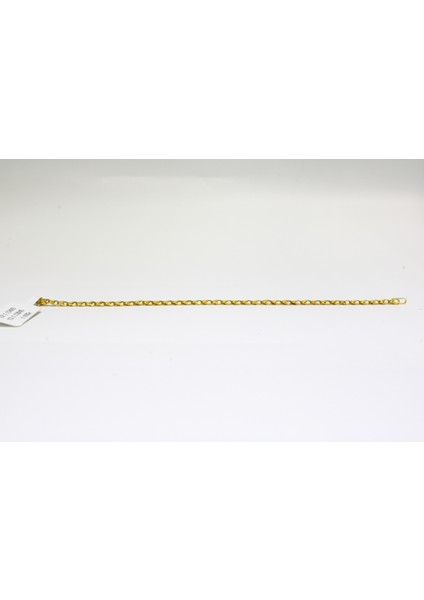 14 Ayar Pullu Zincir Modeli Bileklik Künye indirimleri