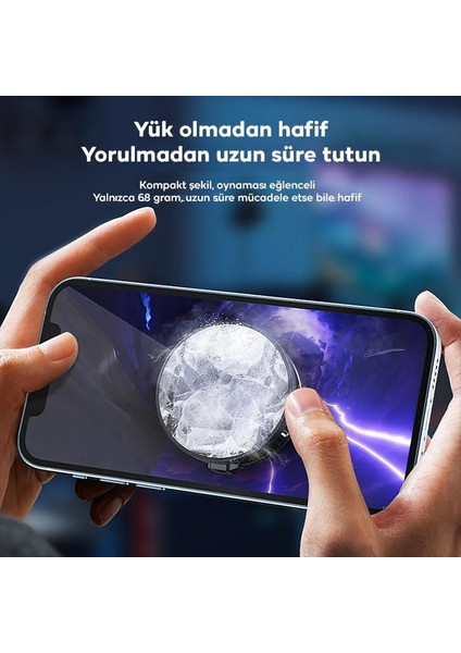 Klipsli Manyetic Kasırga Radyatörlü Telefon Soğutma Fanı Ultra Hızlı Soğutucu Soğutma Fanı Radyatör Soğutucu