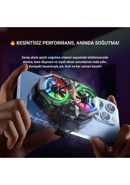 Çift Fanlı 10.000 Rpm Soğutucu | Rgb LED Işık Efektli | Ultra Sessiz Çalışma | Oyuncular & Yayıncılar Için fırsatları
