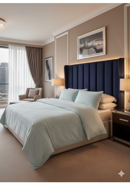 Oslo Serisi Çift Kişilik Nevresim Takımı - Yeşil fırsatları