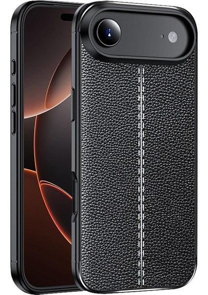 iPhone 17 Air Kılıf Firo Deri Desenli Kapak