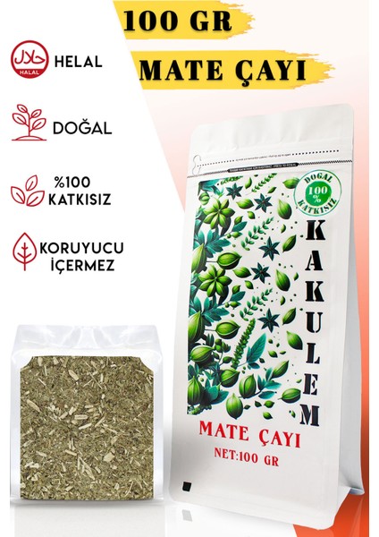Sertifikalı 100 gr Mate Çayı Bitki Çayı