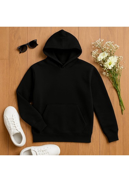 Üç Iplik Şardonlu Regular Kanguru Cepli Kapşonlu Erkek Sweetshirt fiyatları