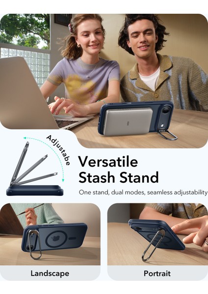 Apple iPhone 17 Air Classic Hybrid Magsafe Standlı Kılıf -Kamera Kontrol Buton fırsatları