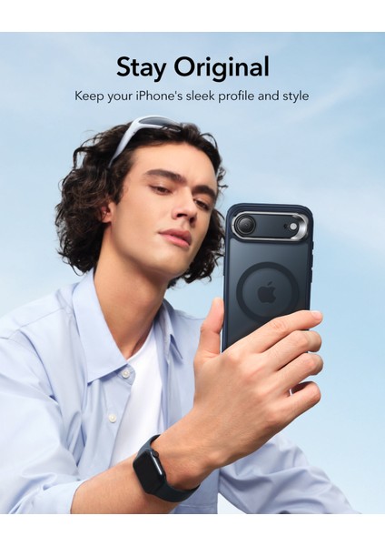 Apple iPhone 17 Air Classic Hybrid Magsafe Standlı Kılıf -Kamera Kontrol Buton indirimleri