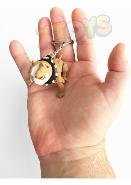 Dozer Bulldog Köpek Anahtarlık, Çanta Charmı ve Aksesuarı, Sevgiliye Hediye Hareketli Oyuncak modelleri