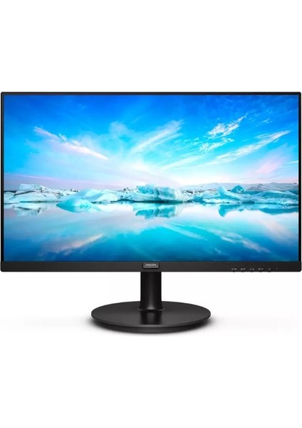 21.5 Phılıps 222V8LA/01 4ms 75MHZ 1xvga 1xhdmı 1xdp Fhd 1920X1080 Hoparlör Flıcker-Free Düşük Mavi Işık Vesa Siyah