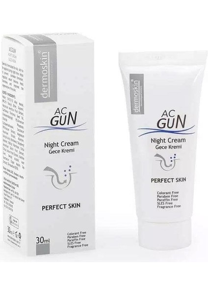 Acgun Gece Kremi 30 ml - Diş Beyazlatıcı Köpük Hediye