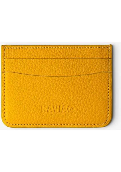 Capitao Sarı Deri Kartlık