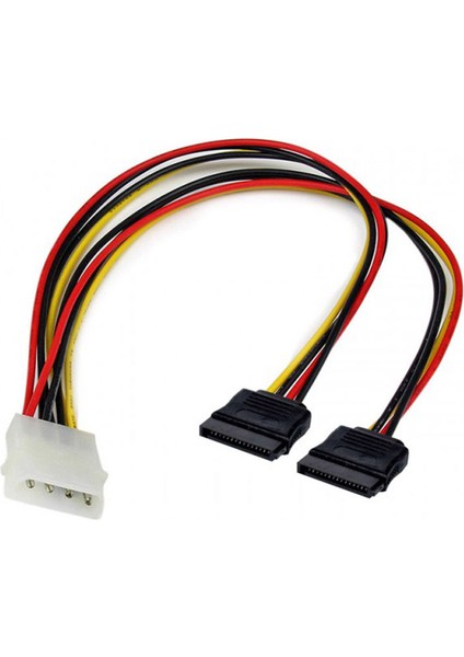 4 Pin Molex Power To 2 x Sata Dişi Power Çevirici Kablo Ide Sata Power Çevirici 30CM fiyatları