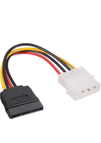4 Pin Ide Molex Erkek Power To Sata 15 Pin Dişi Power Çevirici Kablo 30 cm fırsatları