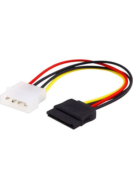 4 Pin Ide Molex Erkek Power To Sata 15 Pin Dişi Power Çevirici Kablo 30 cm indirimleri