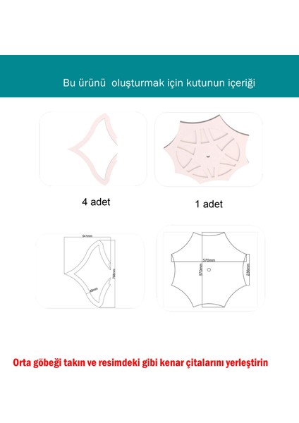 Lamba Tavan Göbegi 01-Motifli-8g-Eğri-M-30-Modüler Dc fırsatları