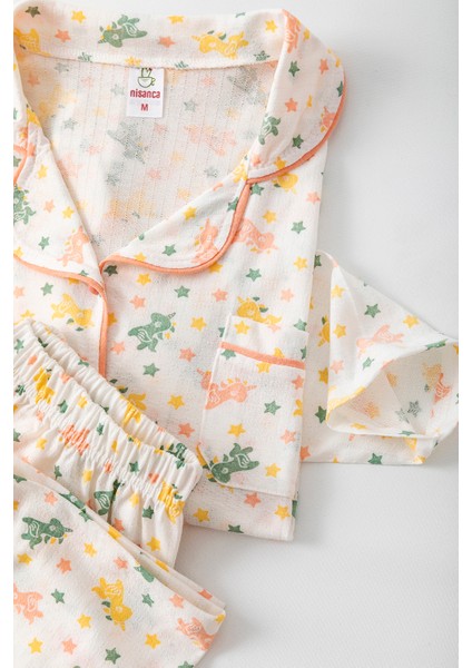 Uzun Kol Gömlek Yaka Kadın Büyük Beden Pinterest Pijama Takımı - Mevsimlik Kadın Pijama fiyatları