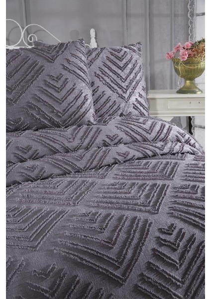 Pine 3 Parça Çift Kişilik Pike Takımı Antrasit modelleri