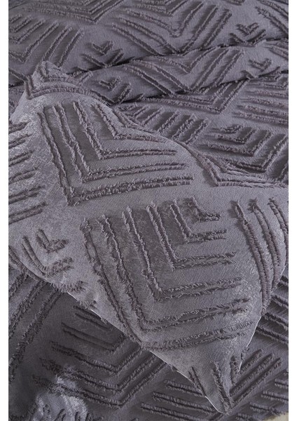 Pine 3 Parça Çift Kişilik Pike Takımı Antrasit fırsatları