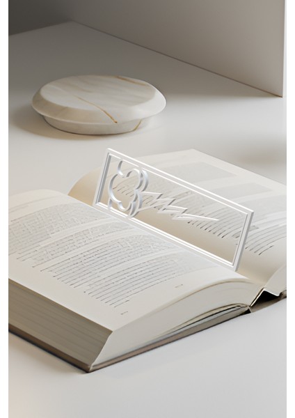 Şimşek Kitap Ayracı, Modern Tasarım, Hafif ve Şık 2’li, Siyah ve Beyazın Modern Uyumu fiyatları