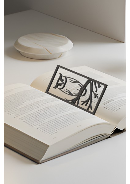 Baykuş Kitap Ayracı, Modern Tasarım, Hafif ve Şık 2’li, Siyah ve Beyazın Modern Uyumu modelleri