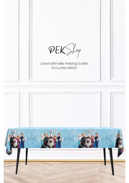 Frozen Konsept Elsa Masa Örtüsü Elsa Konsept Doğum Günü Masa Örtüsü fiyatları