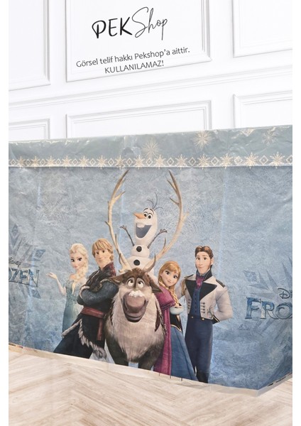 Frozen Konsept Elsa Masa Örtüsü Elsa Konsept Doğum Günü Masa Örtüsü modelleri