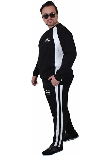 Büyük Beden Eşofman Takım Piezas TK25602 Sıyah modelleri