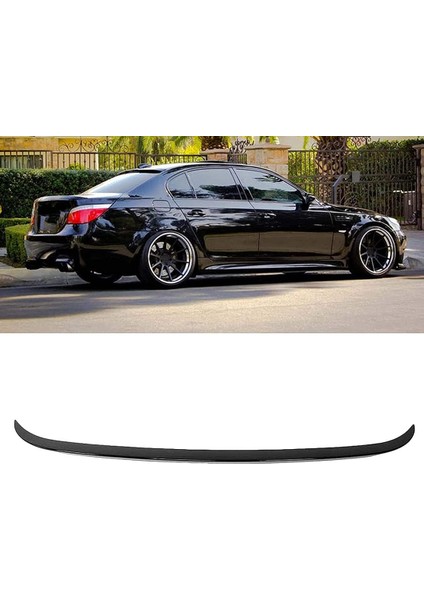 Bmw E60 5.seri 2003-2010 Piona Balck Ince M5 Spoyler Spoiler