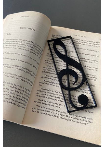 Sol Anahtarı Kitap Ayracı - Biyoplastik - Çevre Dostu