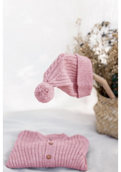 Triko Bereli Tulum Bebek Set Gül Kurusu fiyatları