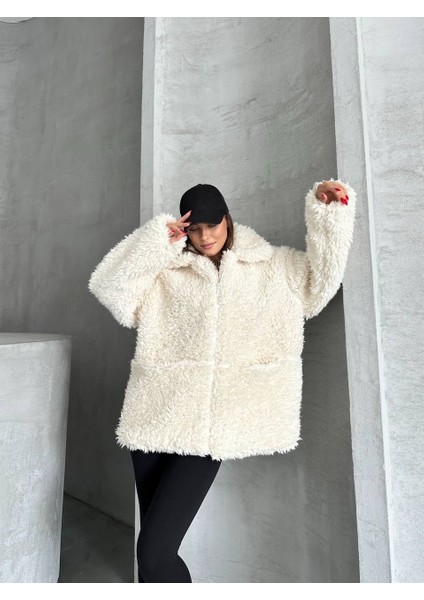 Premium Kumaş Kuzu Fermuarlı Mont fiyatları